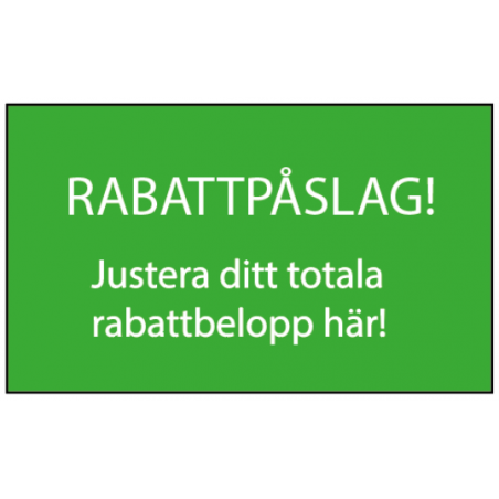 RABATTPÅSLAG